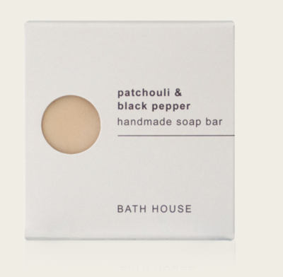 Bath House Patchouli & Black Pepper Soap Bar