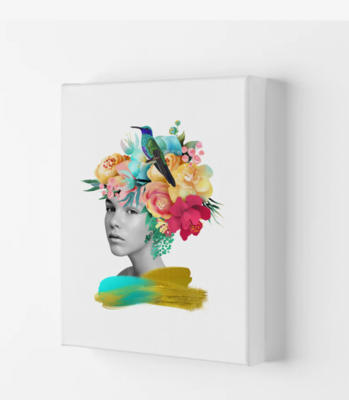 The Girl And The Paradise Art Print