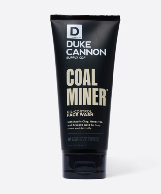 DUKE CANNON COAL MINER OIL CONTROL FACE CLEANSER