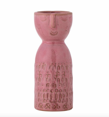 Embla Vase, Pink, Stoneware