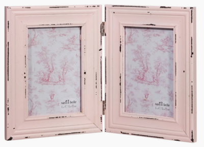 Delilah Double Photo Frame Pink