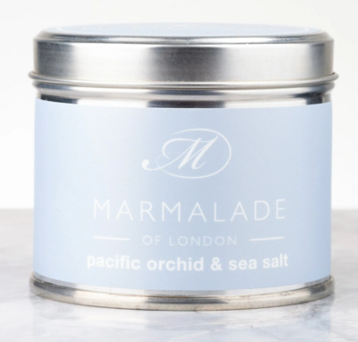 Marmalade of London Pacific Orchid & Sea Salt Medium Tin Candle