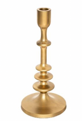 Metal Candle Holder H26 Gold