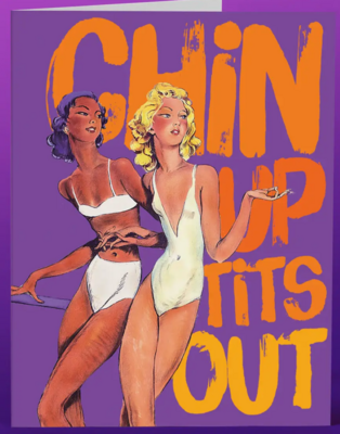 Chin Up Girls Girls Card