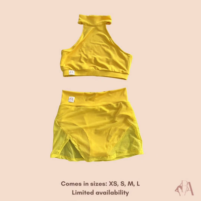 Choker-Goddess set in Sunshine
