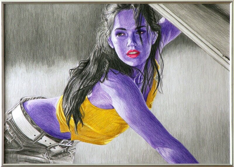 Megan 5 (Megan Fox) als Einzelblatt / Single Print