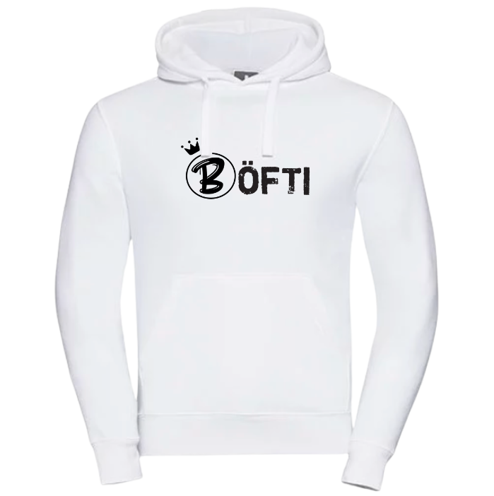Böfti Hoodie WEISS [Schriftzug]