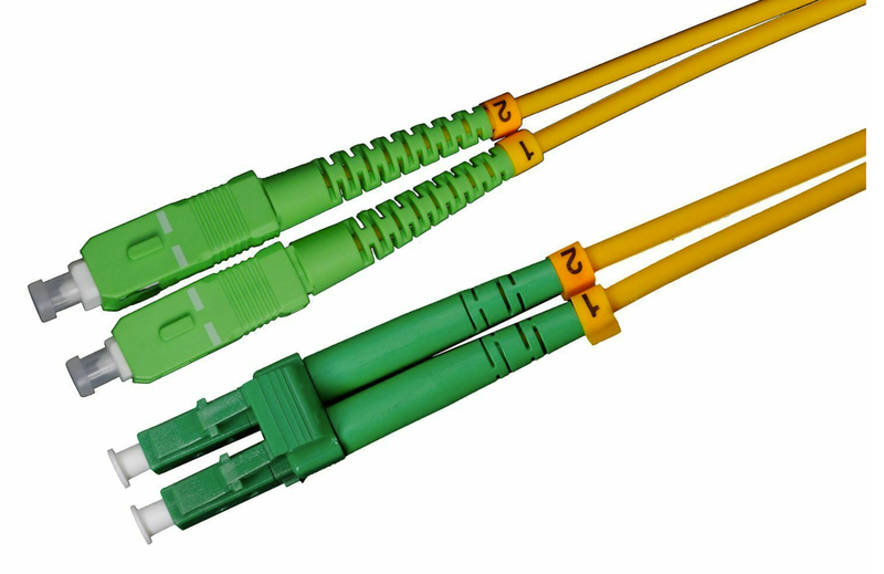 0,5m-30m LC/APC-SC/APC Duplex OS2 Glasfaser Kabel 0,5m-30m LC/APC-SC/APC Duplex OS2 Glasfaser Kabel