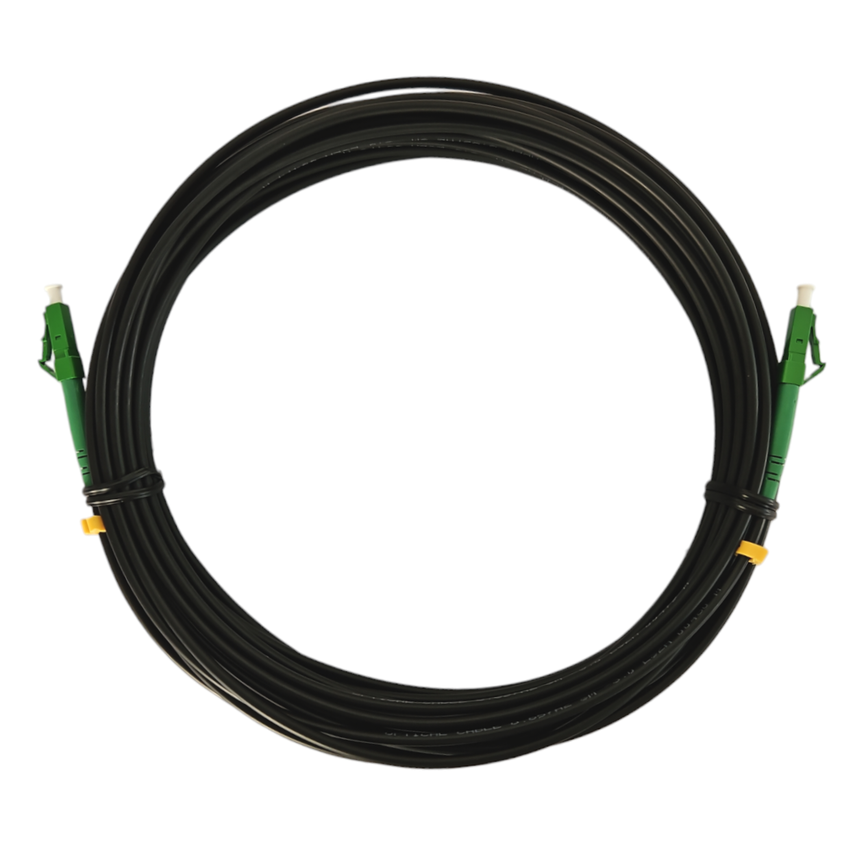 5m-75m LC/APC-LC/APC schwarz Simplex OS2 Glasfaser Kabel