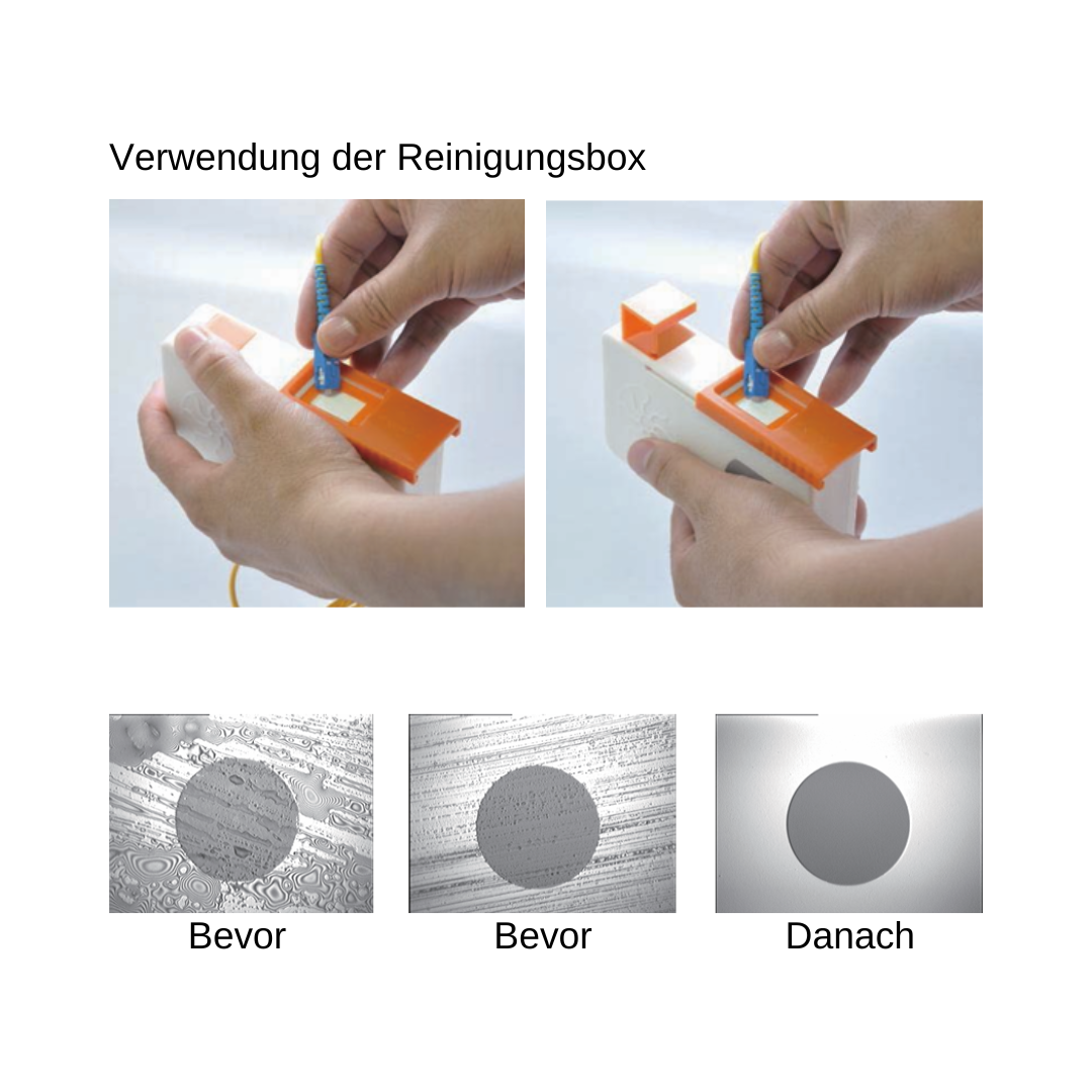 CLE-BOX Fiber Optic Connector Cleaner