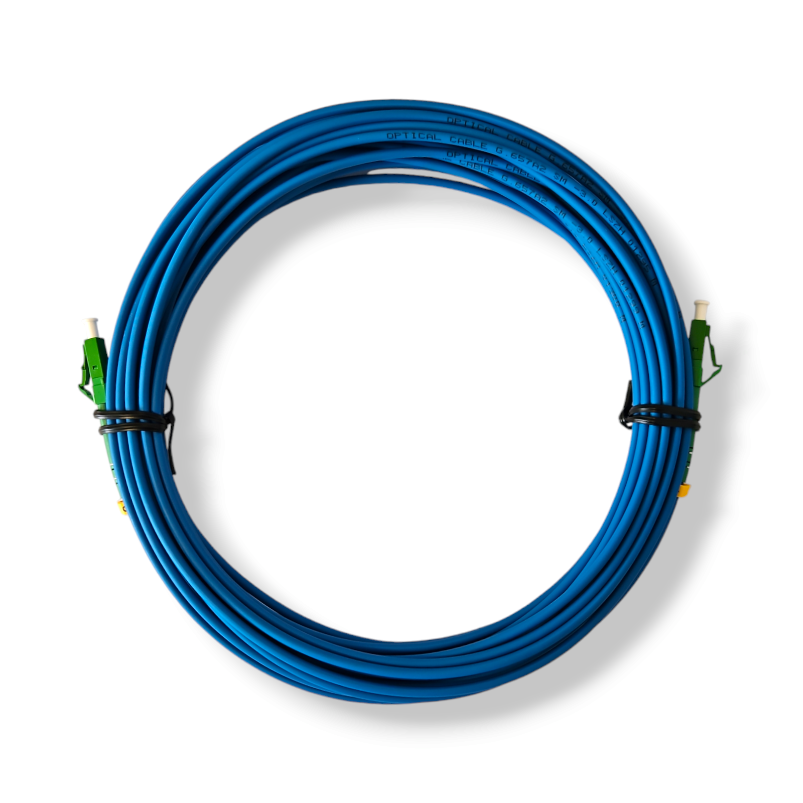 5m-30m LC/APC-LC/APC blau Simplex OS2 Glasfaser Kabel