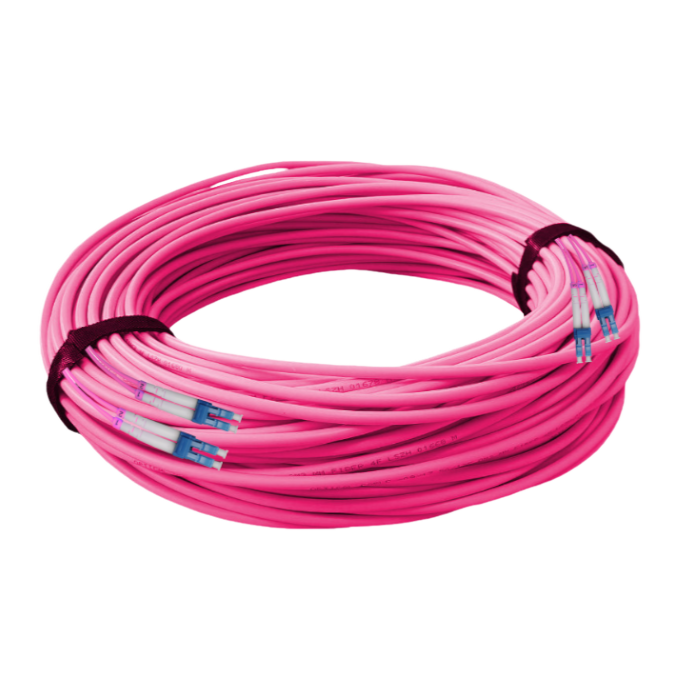 12 Faser Verlegekabel 30m-300m OM4 Multimode 12 Faser Verlegekabel 30m-300m OM4 Multimode