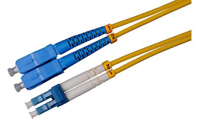 0,5m-15m LC/UPC-SC/UPC Duplex OS2 Glasfaser Kabel 0,5m-15m LC/UPC-SC/UPC Duplex OS2 Glasfaser Kabel