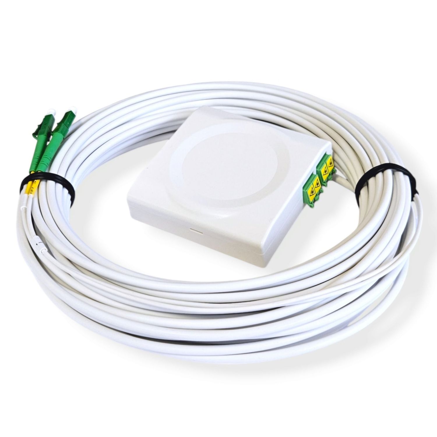 3m-75m LCA (8°) Glasfaserkabel vorkonfektioniert mit Anschlussdose