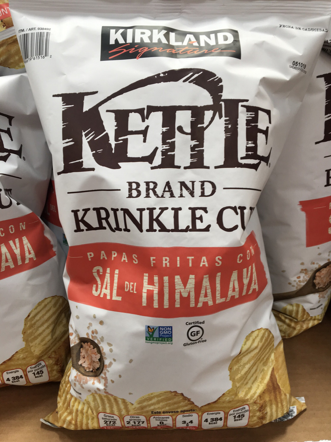 Kirkland Kettle Chips With Himalayan Salt
