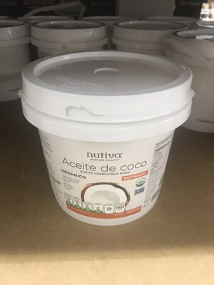 Nutiva Organic Refined Coconut Oil - 3.79 L