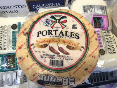 Portales Manchego Cheese With Chipotle (1kg)