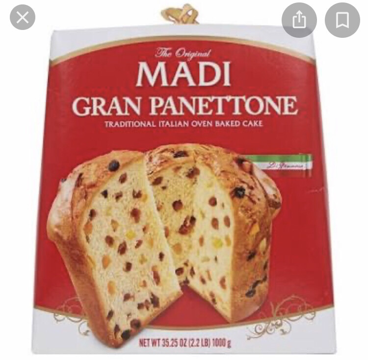Panettone Holiday Cake 1kg - SEASONAL