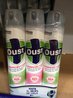 Outdust Disinfecting Spray - 3 cans *