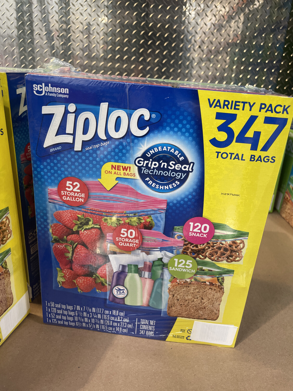 Ziploc Variety Pack 347 Bags   *