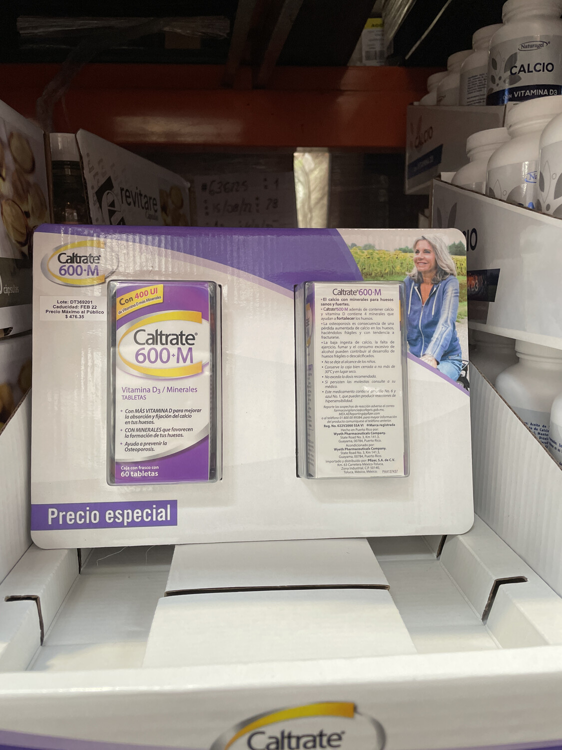 Caltrate 600+M Vitamin D3 (2 Pack/60 tabs)