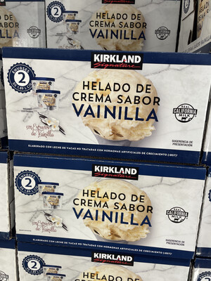 Kirkland Vanilla Ice Cream - 2 tubs