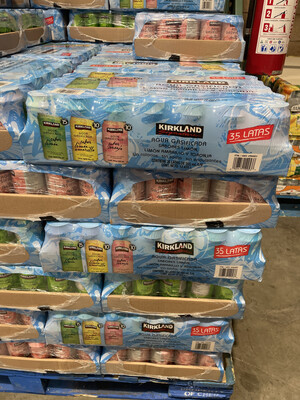 Kirkland Flavored Sparkling Water Assorted 35 cans # *