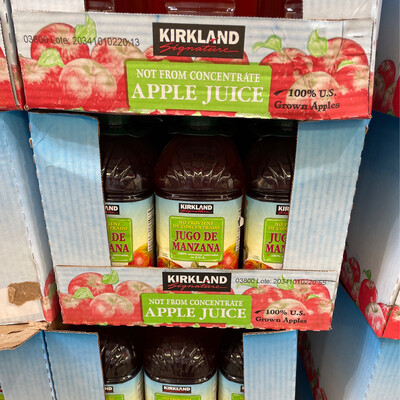 Kirkland Apple Juice 2/3.79L   