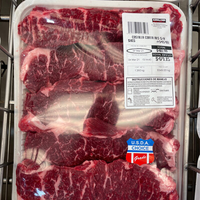 Boneless Short Rib Steak Choice (price per kilo)