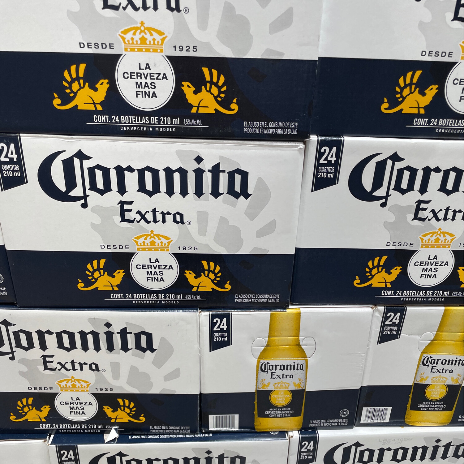 Coronita Extra Beer - case of 24/210ml.   *   #