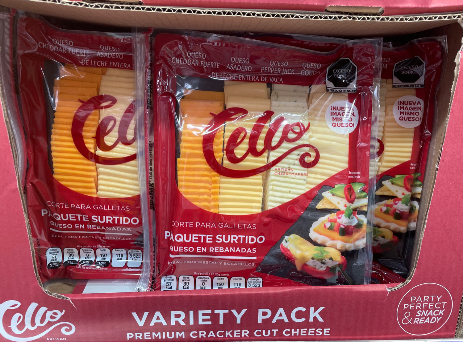 Cello Assorted Cheese Slices