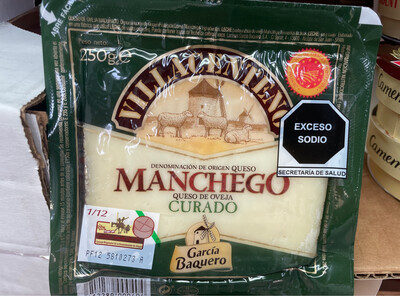 Villa Centeno Manchego Cheese 6 months cured 250g