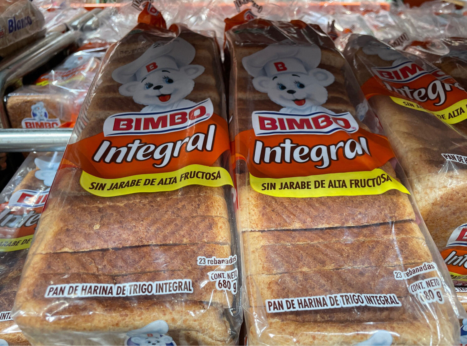 Bimbo Whole Wheat Bread 2/680g