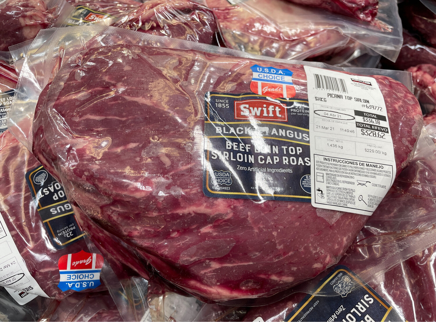 Beef Loin Top Sirloin Cap Roast (Picana) - Price per Kilo More or Less 2.5kg