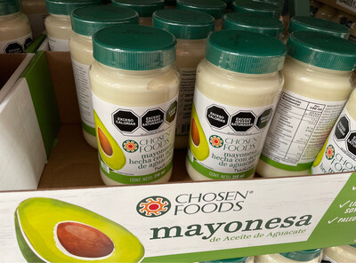 Chosen Foods Avocado Oil Mayonnaise 710ml