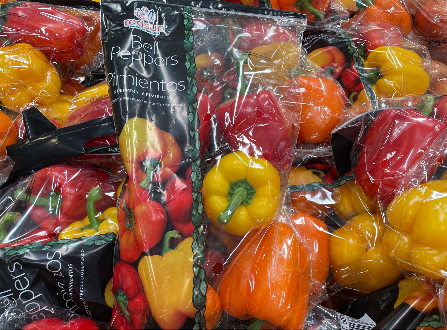Bell Peppers (Pimientos) - 6 pieces