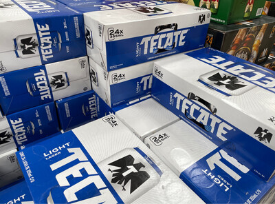Tecate Lite Beer (24 cans)   *   #