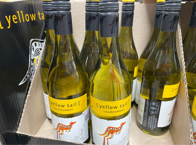 Yellow Tail White Wine Chardonnay   *