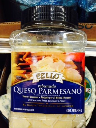 Cello Parmesan Cheese Shaved