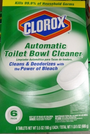 Clorox Toilet Bowl Disinfectant Tablets   *