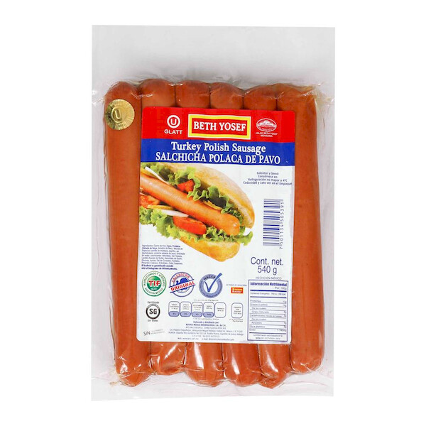 Kurson Kosher Beef Polish Sausage 907g