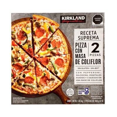 Kirkland Italian pizza Cauliflower flour