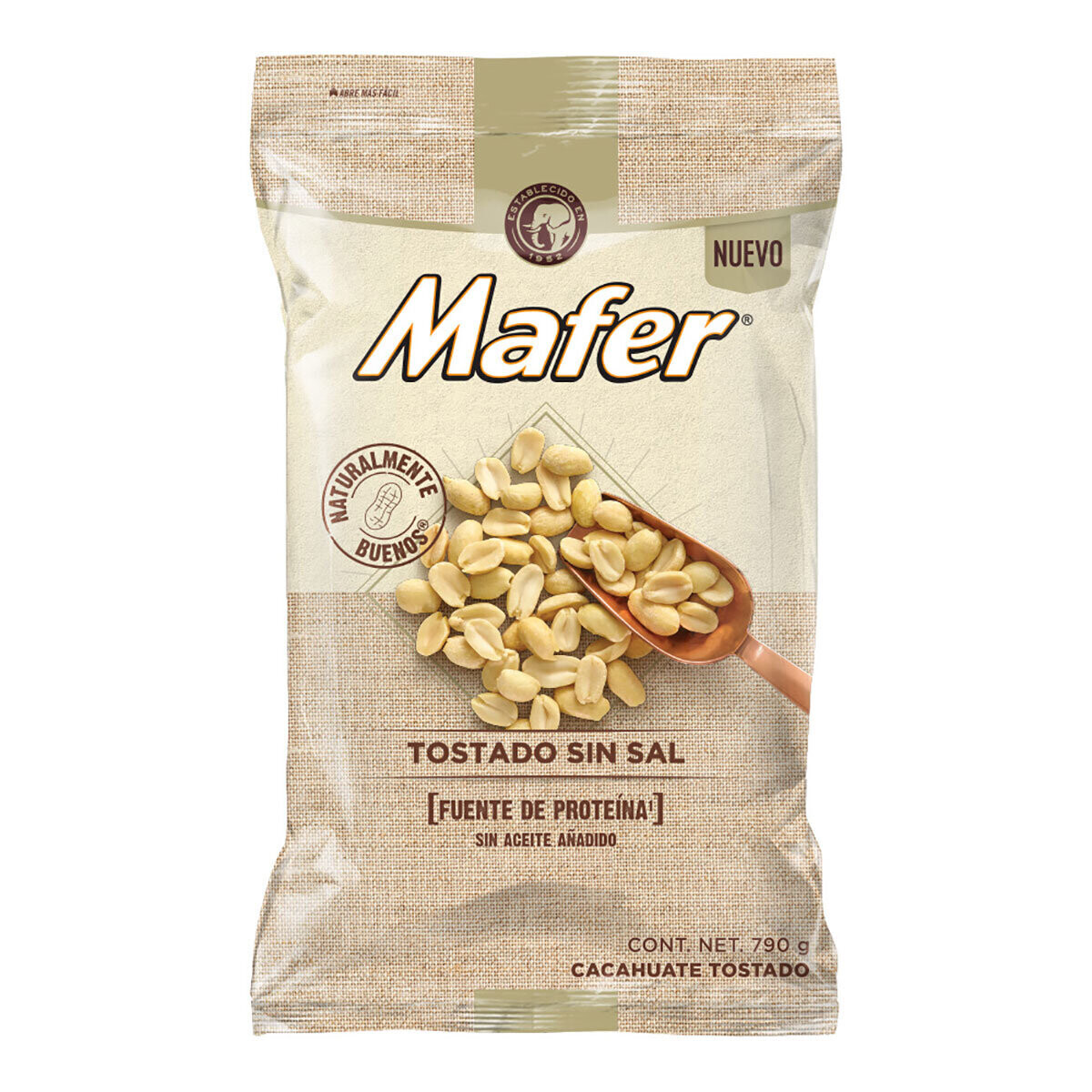 Mafer unsalted Peanuts 790gr