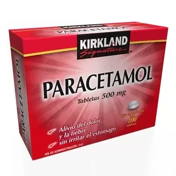 Kirkland Paracetamol (Acetaminophen)  (100 tab - 500 mg)