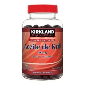 Kirkland Krill Oil - 500 mg- 160 capsules   *