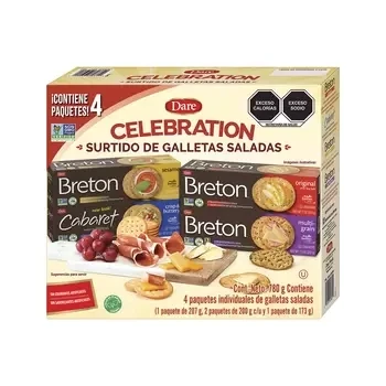 Dare Breton Crackers - 4 Pack