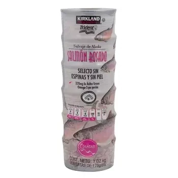 Kirkland Alaskan Salmon Rosado   (6 cans)