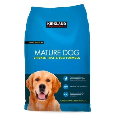 Kirkland Mature Dog - Chicken, Rice &amp; Egg (blue bag)   *   #