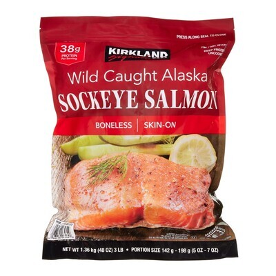 Kirkland Wild Alaskan Sockeye Red Salmon 1.36kg