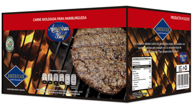 American Beef Hamburger Patties 40/4.5kg